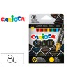 LAPICES CERA CARIOCA METALLIC TRIANGULAR CAJA DE 8 UNIDADES COLORES...