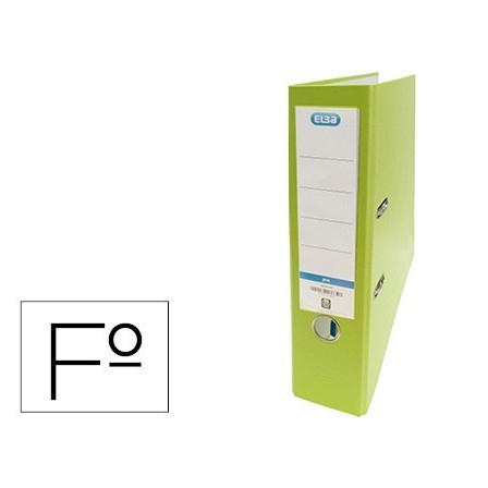 ARCHIVADOR DE PALANCA ELBA CARTON FORRADO PVC CON RADO TOP FOLIO LO...