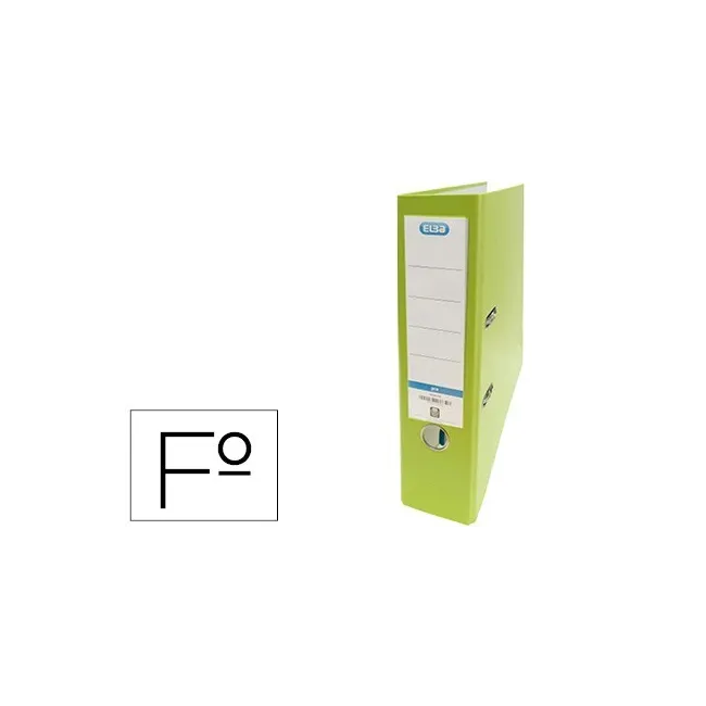 ARCHIVADOR DE PALANCA ELBA CARTON FORRADO PVC CON RADO TOP FOLIO LO...