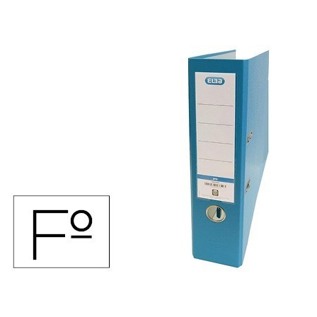 ARCHIVADOR DE PALANCA ELBA CARTON FORRADO PVC CON RADO TOP FOLIO LO...
