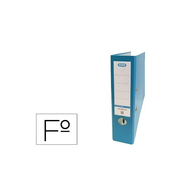 ARCHIVADOR DE PALANCA ELBA CARTON FORRADO PVC CON RADO TOP FOLIO LO...