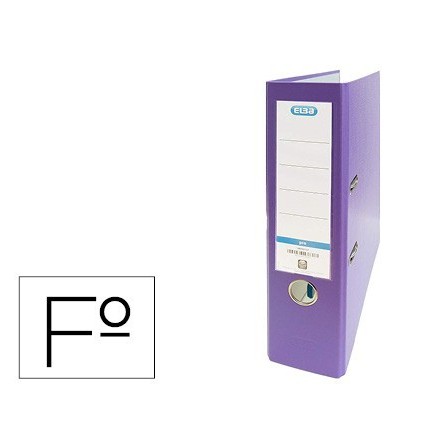 ARCHIVADOR DE PALANCA ELBA CARTON FORRADO PVC CON RADO TOP FOLIO LO...