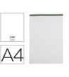 BLOC NOTAS LIDERPAPEL LISO A4 80 HOJAS 60 G/M2 PERFORADO SIN TAPA