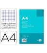 RECAMBIO LIDERPAPEL FOLIO 100 HOJAS 80G/M2 CUADRO 4MM CON MARGEN 4 ...