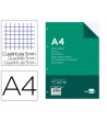 RECAMBIO LIDERPAPEL A4 100 HOJAS 100G/M2 CUADRO 5MM CON MARGEN 4 TA...