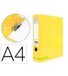 ARCHIVADOR DE PALANCA LIDERPAPEL A4 COLOR SYSTEM FORRADO SIN RADO L...
