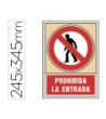 PICTOGRAMA SYSSA SEÑAL DE PROHIBICION PROHIBIDA LA ENTRADA EN PVC 2...