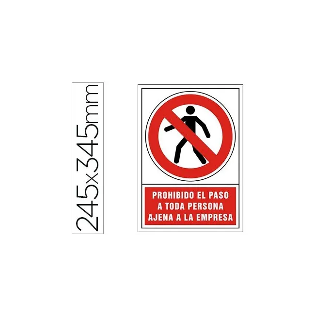 PICTOGRAMA SYSSA SEÑAL DE PROHIBICION PROHIBIDO EL PASO A TODA PERS...