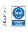 PICTOGRAMA SYSSA SEÑAL DE OBLIGACION ES OBLIGATORIO EL USO DE LAS G...