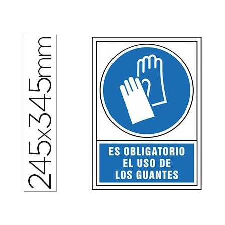PICTOGRAMA SYSSA SEÑAL DE OBLIGACION ES OBLIGATORIO EL USO DE LOS G...