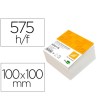 TACO LIDERPAPEL ENCOLADO 100 X 100 X 60MM BLANCO