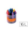 LAPICES CERA JOVICOLOR -BOTE DE 16 COLORES