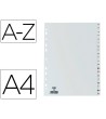 SEPARADOR ALFABETICO ELBA PLASTICO 120 MC FOLIO 16 TALADROS A-Z GRIS