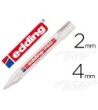 ROTULADOR EDDING PUNTA FIBRA 750 BLANCO PUNTA REDONDA 2-4 MM