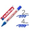 ROTULADOR EDDING PUNTA FIBRA 750 AZUL PUNTA REDONDA 3,5 MM