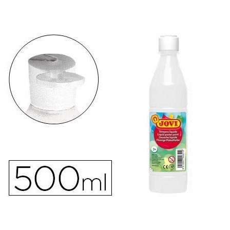 TEMPERA LIQUIDA JOVI ESCOLAR 500 ML BLANCO