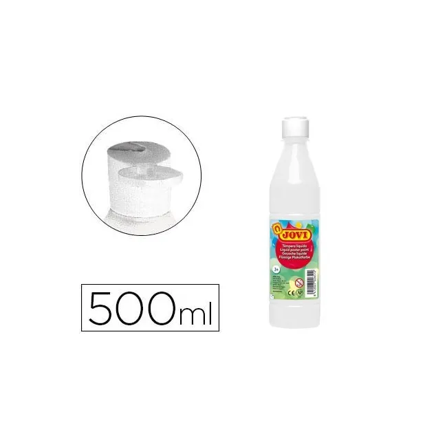 TEMPERA LIQUIDA JOVI ESCOLAR 500 ML BLANCO