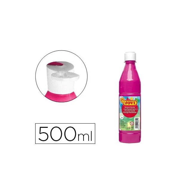 TEMPERA LIQUIDA JOVI ESCOLAR 500 ML MAGENTA