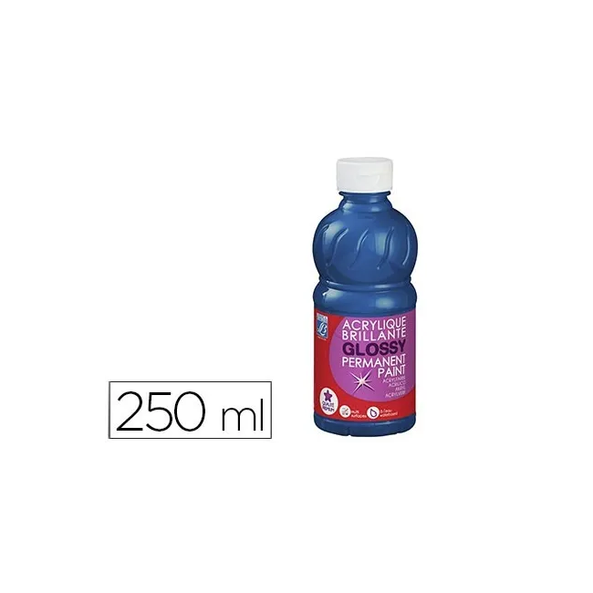 PINTURA ACRILICA L&B BRILLO AZUL PRIMARIO BOTE DE 250 ML