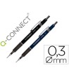 PORTAMINAS Q-CONNECT KAPPA -SUJECION DE CAUCHO 0.3 MM