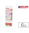 ROTULADOR EDDING PUNTA FIBRA 1200 PASTEL PUNTA REDONDA 1 MM ESTUCHE...