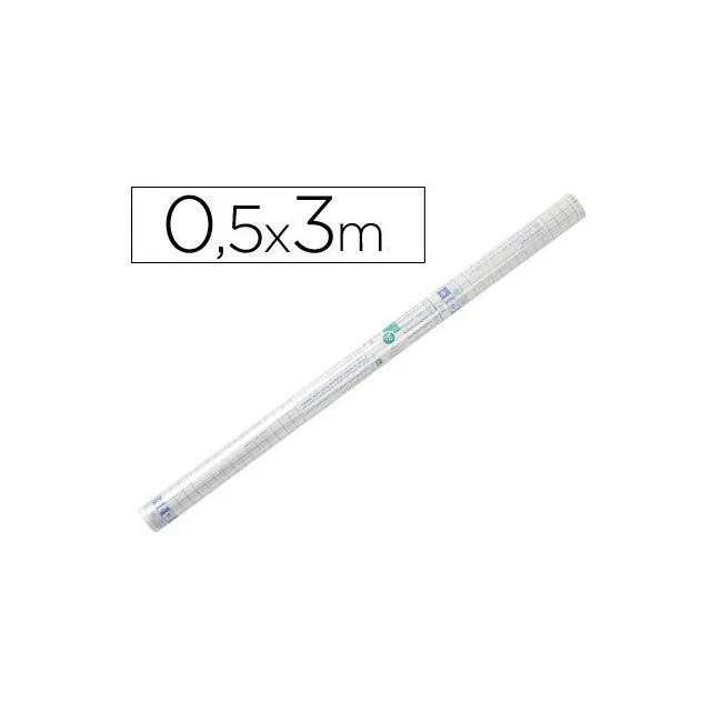 ROLLO PLASTICO ADHESIVO LIDERPAPEL 0.50X3 MT 50 MC -FORRALIBROS REM...