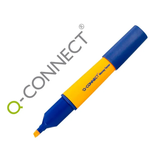 ROTULADOR MONEY TESTER PEN Q-CONNECT PARA DETECTAR BILLETES FALSOS