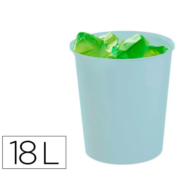 PAPELERA PLASTICO ARCHIVO 2000 ECOGREEN 100% RECICLADA 18 LITROS CO...