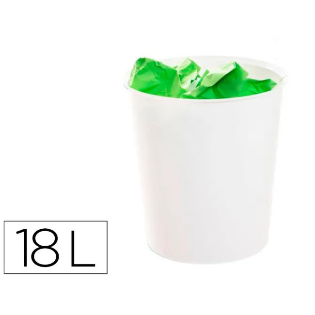 PAPELERA PLASTICO ARCHIVO 2000 ECOGREEN 100% RECICLADA 18 LITROS CO...