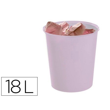 PAPELERA PLASTICO ARCHIVO 2000 ECOGREEN 100% RECICLADA 18 LITROS CO...