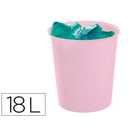 PAPELERA PLASTICO ARCHIVO 2000 ECOGREEN 100% RECICLADA 18 LITROS CO...
