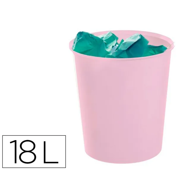 PAPELERA PLASTICO ARCHIVO 2000 ECOGREEN 100% RECICLADA 18 LITROS CO...