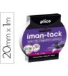 CINTA ADHESIVA PLICO IMANTADA 20MM X 1M