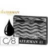 TINTA ESTILOGRAFICA WATERMAN NEGRA -CAJA DE 8 CARTUCHOS STANDARD -L...