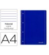 CUADERNO ESPIRAL LIDERPAPEL A4 MICRO SERIE AZUL TAPA BLANDA 80H 80 ...