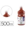 TEMPERA LIQUIDA LIDERPAPEL ESCOLAR 500 ML MARRON