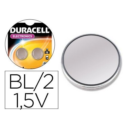 PILA DURACELL ALCALINA LR44 BLISTER 2 BOTON