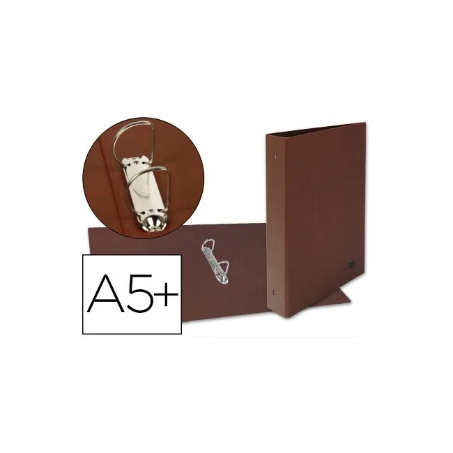CARPETA DE 2 ANILLAS 25MM MIXTAS LIDERPAPEL CUARTO CARTON CUERO FOR...
