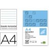 RECAMBIO LIDERPAPEL A4 120 HOJAS 70G/M2 HORIZONTAL SIN MARGEN 4 TAL...