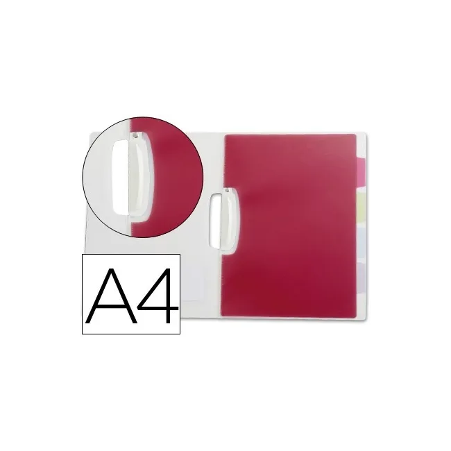 CARPETA BEAUTONE DOSSIER PINZA LATERAL POLIPROPILENO DIN A4 TRANSPA...