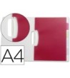 CARPETA BEAUTONE DOSSIER PINZA LATERAL POLIPROPILENO DIN A4 TRANSPA...