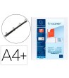CARPETA EXACOMPTA CANGURO 4 ANILLAS 30 MM DIN A4+ CARTON FORRADO PO...