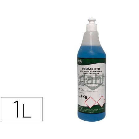 LIMPIADOR BACTERICIDA DAHI DESBAK AZUL BOTELLA 1 LITRO