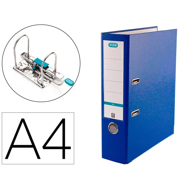 ARCHIVADOR DE PALANCA ELBA TOP CARTON COMPACTO POLIPROPILENO CON RA...