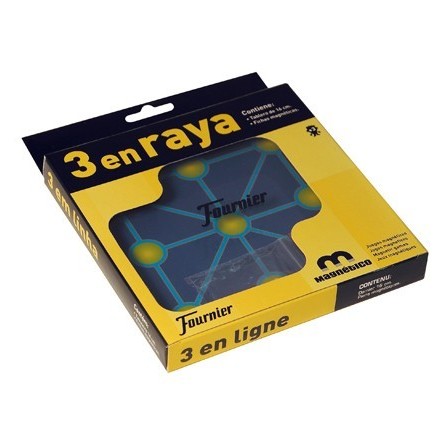 JUEGOS DE MESA TRES EN RAYA MAGNETICO 20X16,1X2,5