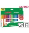 ROTULADOR ALPINO STANDARD CAJA DE 24 COLORES