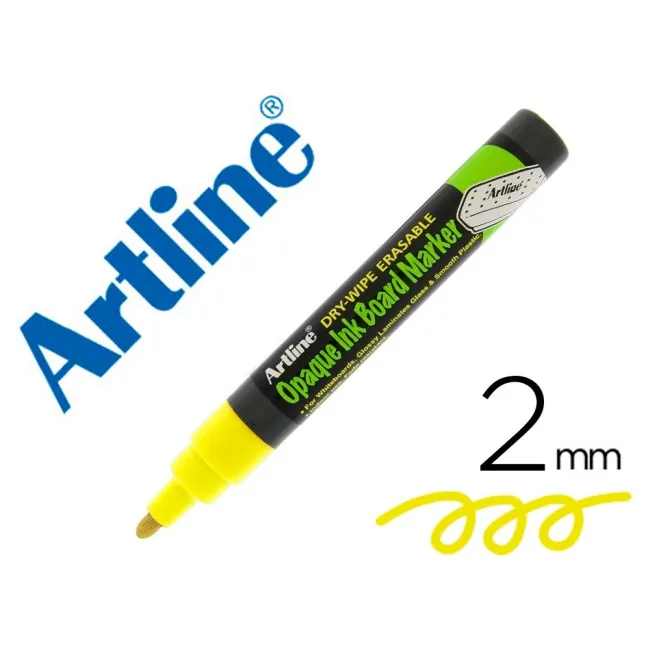 ROTULADOR ARTLINE PIZARRA EPD-4 COLOR AMARILLO FLUORESCENTE OPAQUE ...