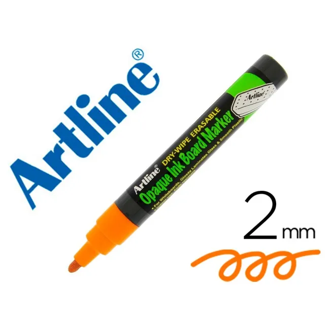 ROTULADOR ARTLINE PIZARRA EPD-4 COLOR NARANJA FLUORESCENTE OPAQUE I...