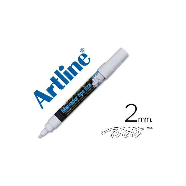 ROTULADOR ARTLINE PIZARRA VERDE NEGRA EPW-4-BL COLOR BLANCO
