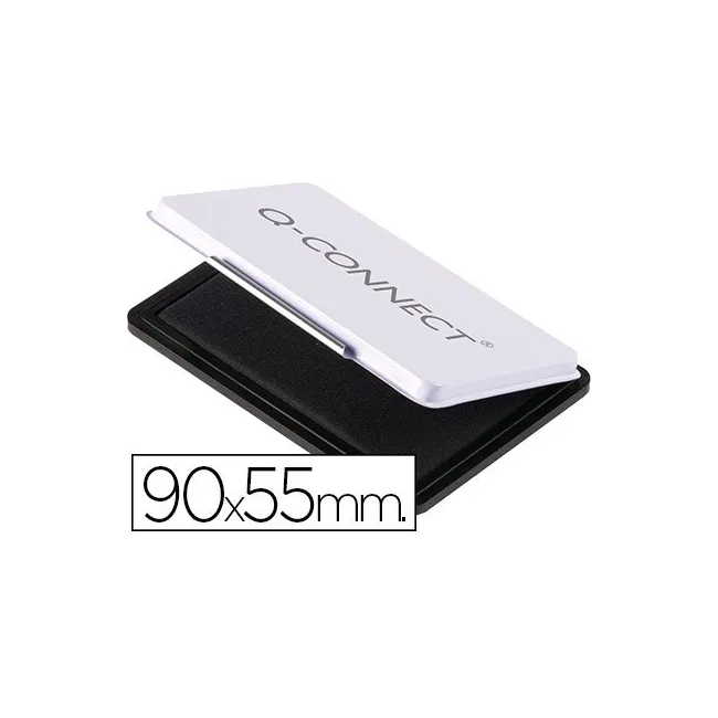 TAMPON Q-CONNECT N.3 90X55 MM NEGRO